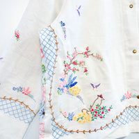 Marley embroidered linen shirt