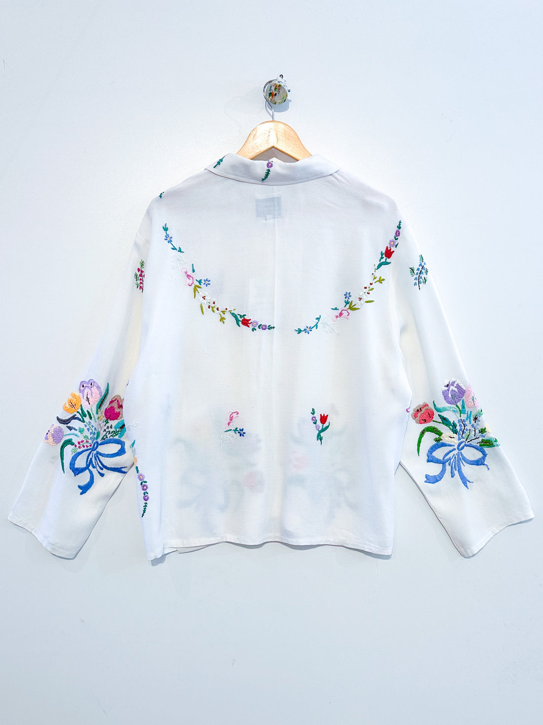 Marley embroidered linen shirt