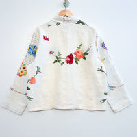 Marley embroidered linen shirt