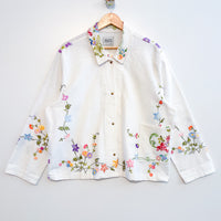 Marley embroidered linen shirt