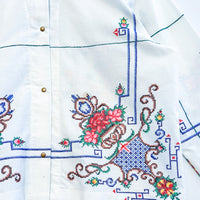 Marley embroidered linen shirt