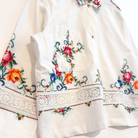 Marley embroidered linen shirt