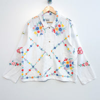 Marley embroidered linen shirt