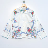 Marley embroidered linen shirt