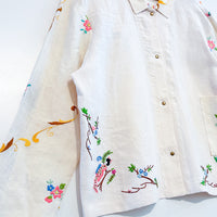 Marley embroidered linen shirt