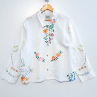 Marley embroidered linen shirt