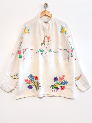 Margo Hand Embroidered Painters Shirt