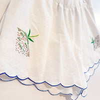 Liv embroidered linen shorts