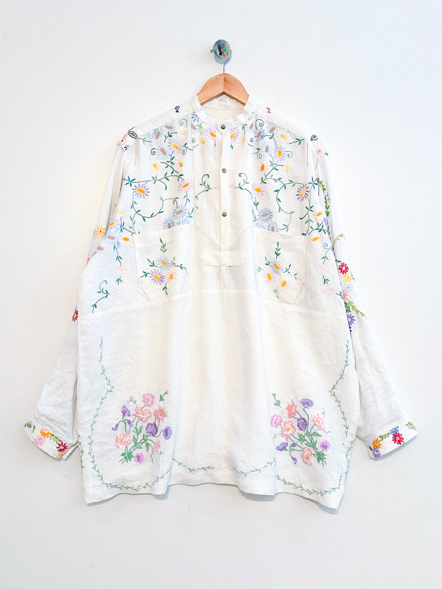 Margo Hand Embroidered Painters Shirt