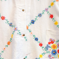 Marley embroidered linen shirt