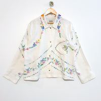 Marley embroidered linen shirt