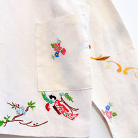 Marley embroidered linen shirt