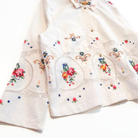 Marley embroidered linen shirt