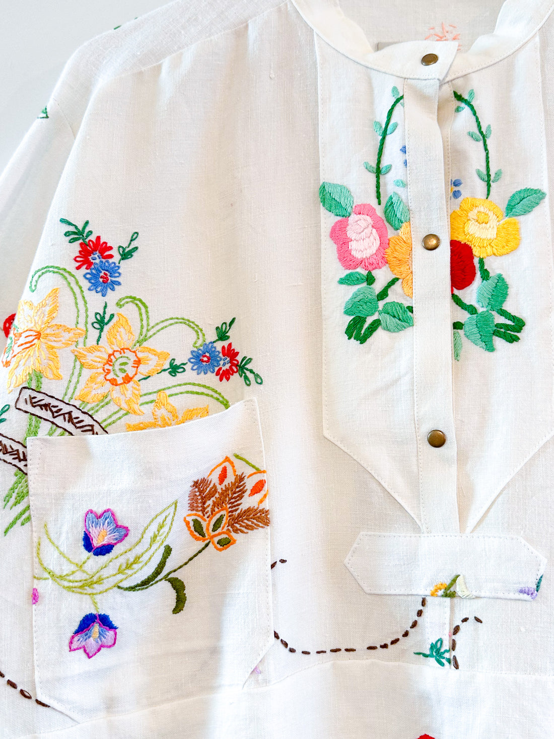 Margo Hand Embroidered Painters Shirt