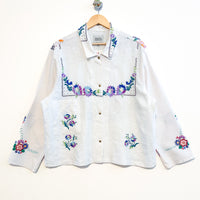 Marley embroidered linen shirt