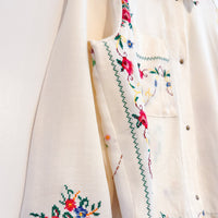 Marley embroidered linen shirt