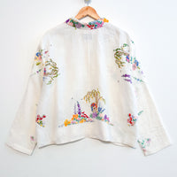 Marley embroidered linen shirt