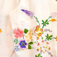 Marley embroidered linen shirt