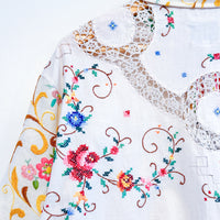 Marley embroidered linen shirt