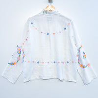 Marley embroidered linen shirt