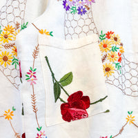 Marley embroidered linen shirt