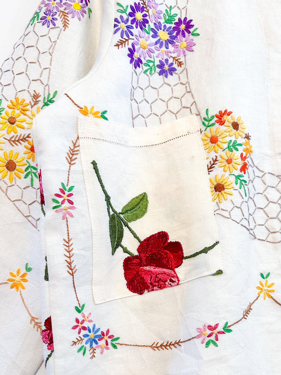 Marley embroidered linen shirt