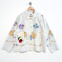 Marley embroidered linen shirt