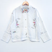 Marley embroidered linen shirt