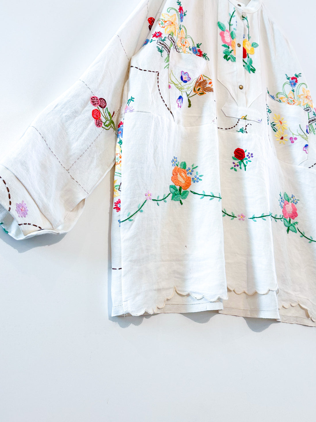 Margo Hand Embroidered Painters Shirt