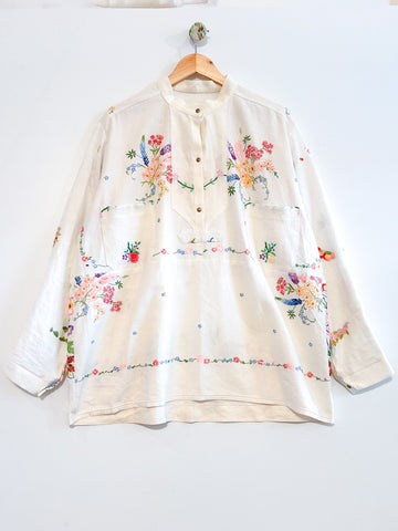 Margo Hand Embroidered Painters Shirt