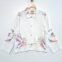 Marley embroidered linen shirt