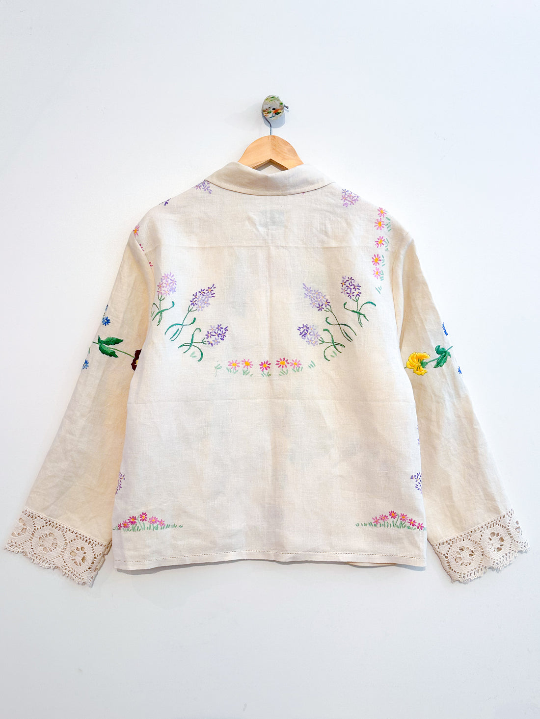 Marley embroidered linen shirt