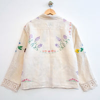 Marley embroidered linen shirt