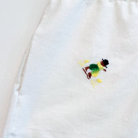 Liv embroidered linen shorts