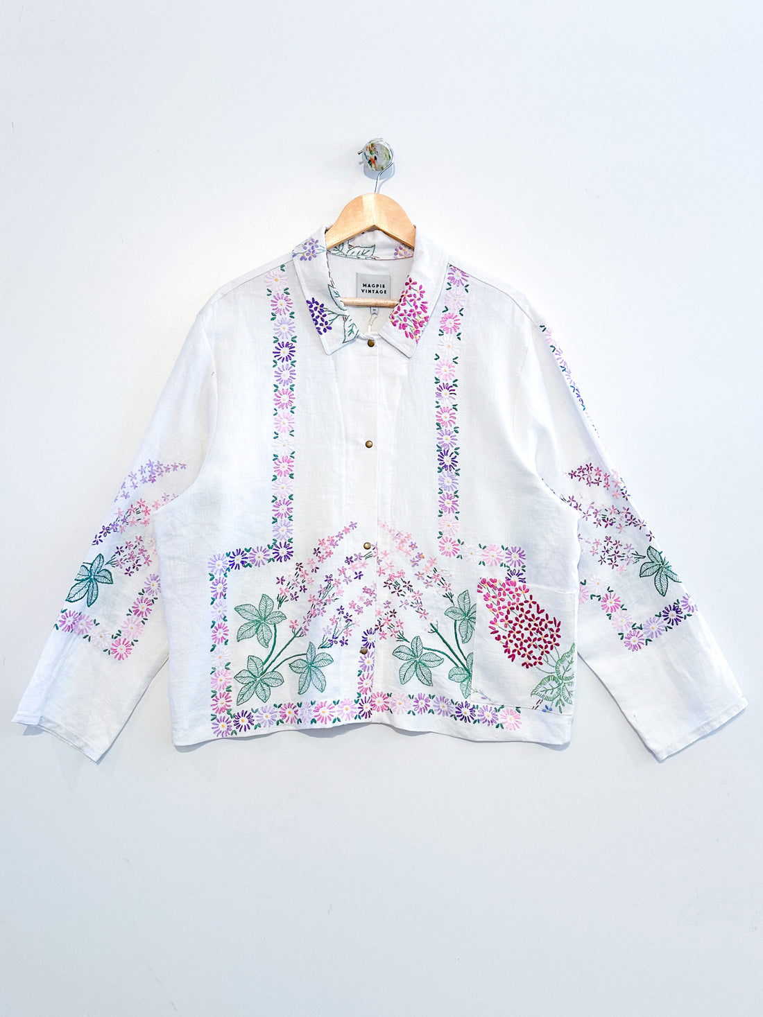 Marley embroidered linen shirt