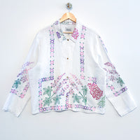 Marley embroidered linen shirt