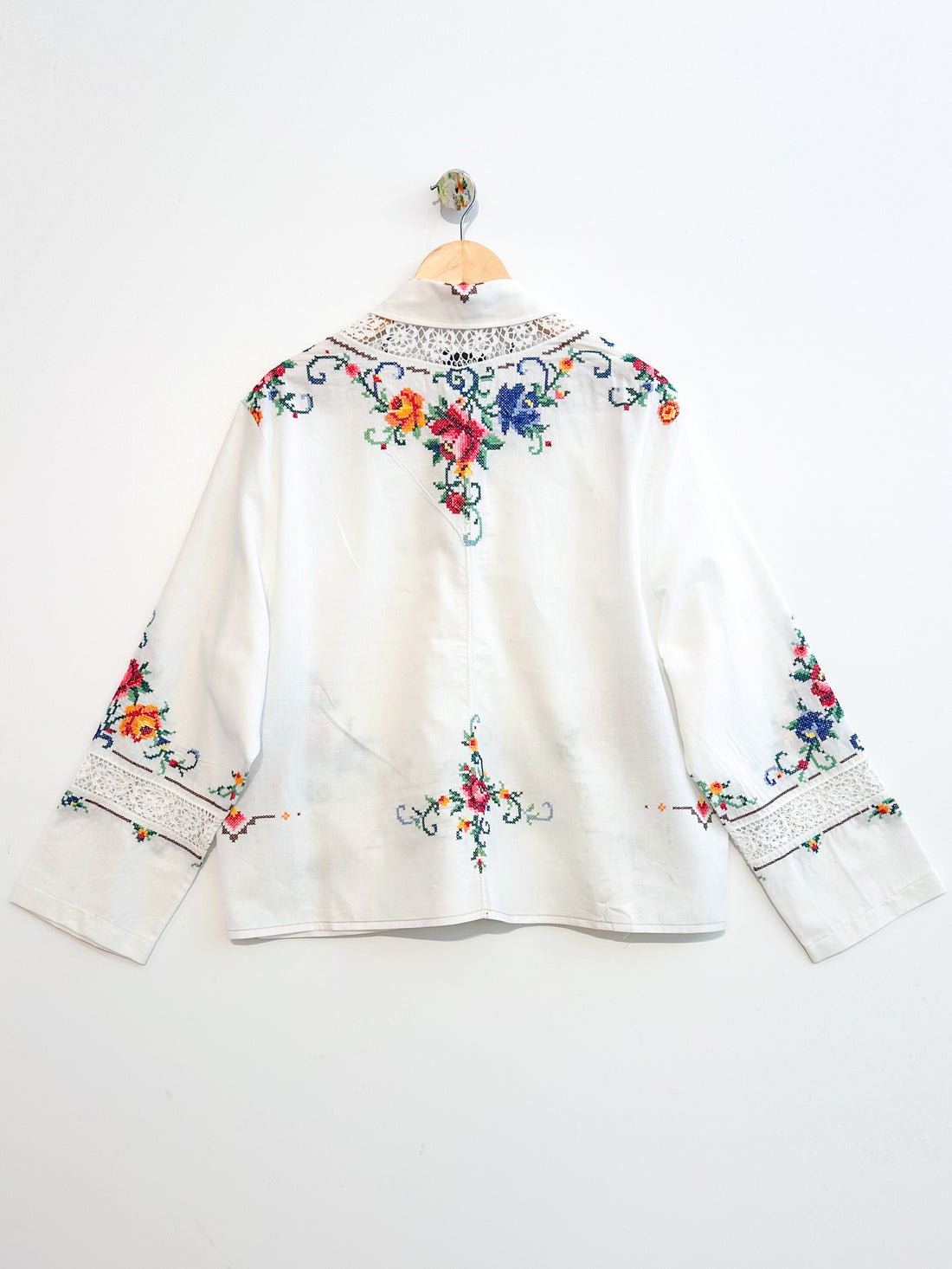 Marley embroidered linen shirt