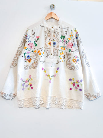 Margo Hand Embroidered Painters Shirt