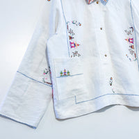 Marley embroidered linen shirt