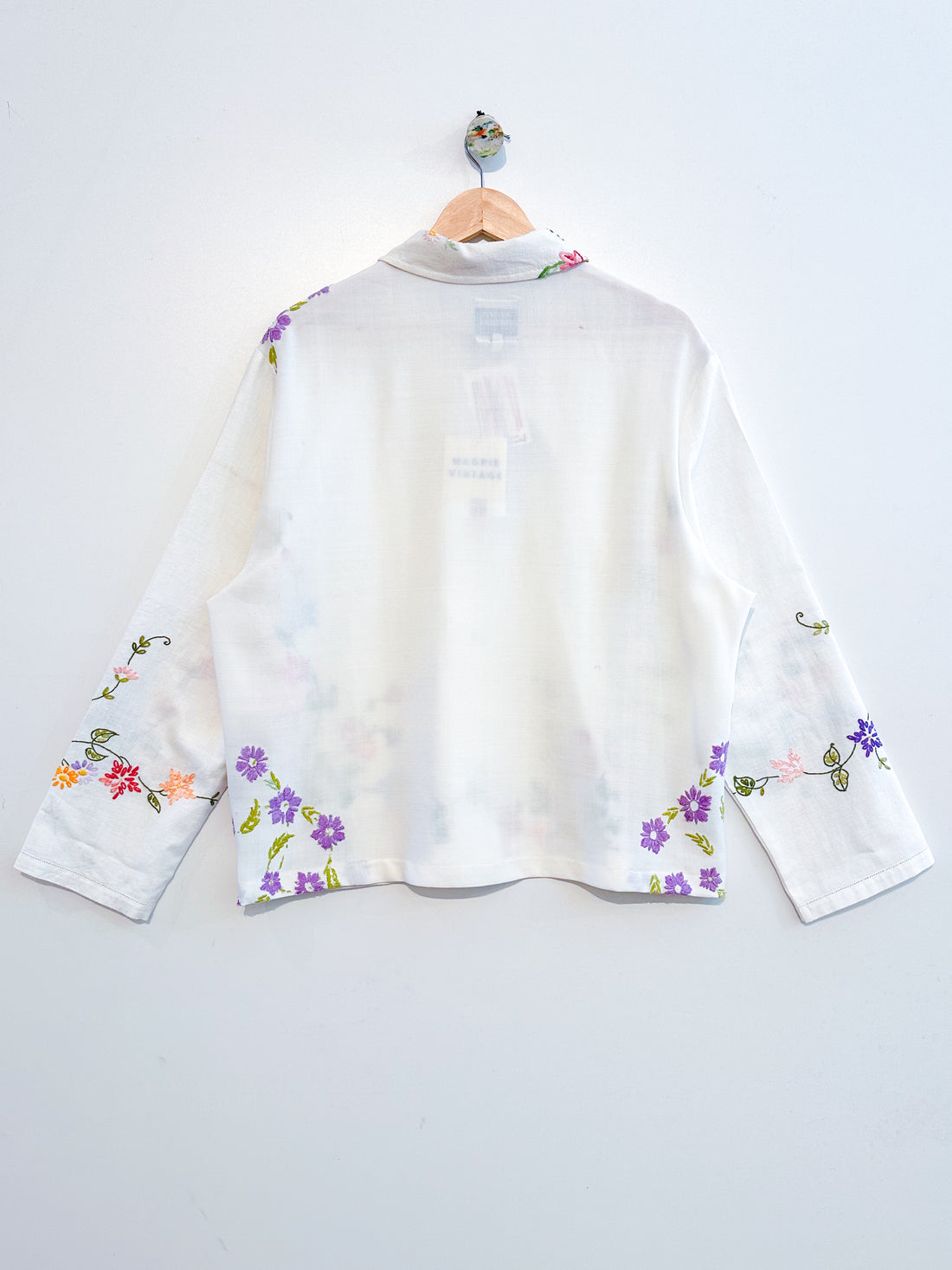 Marley embroidered linen shirt