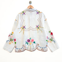 Marley embroidered linen shirt