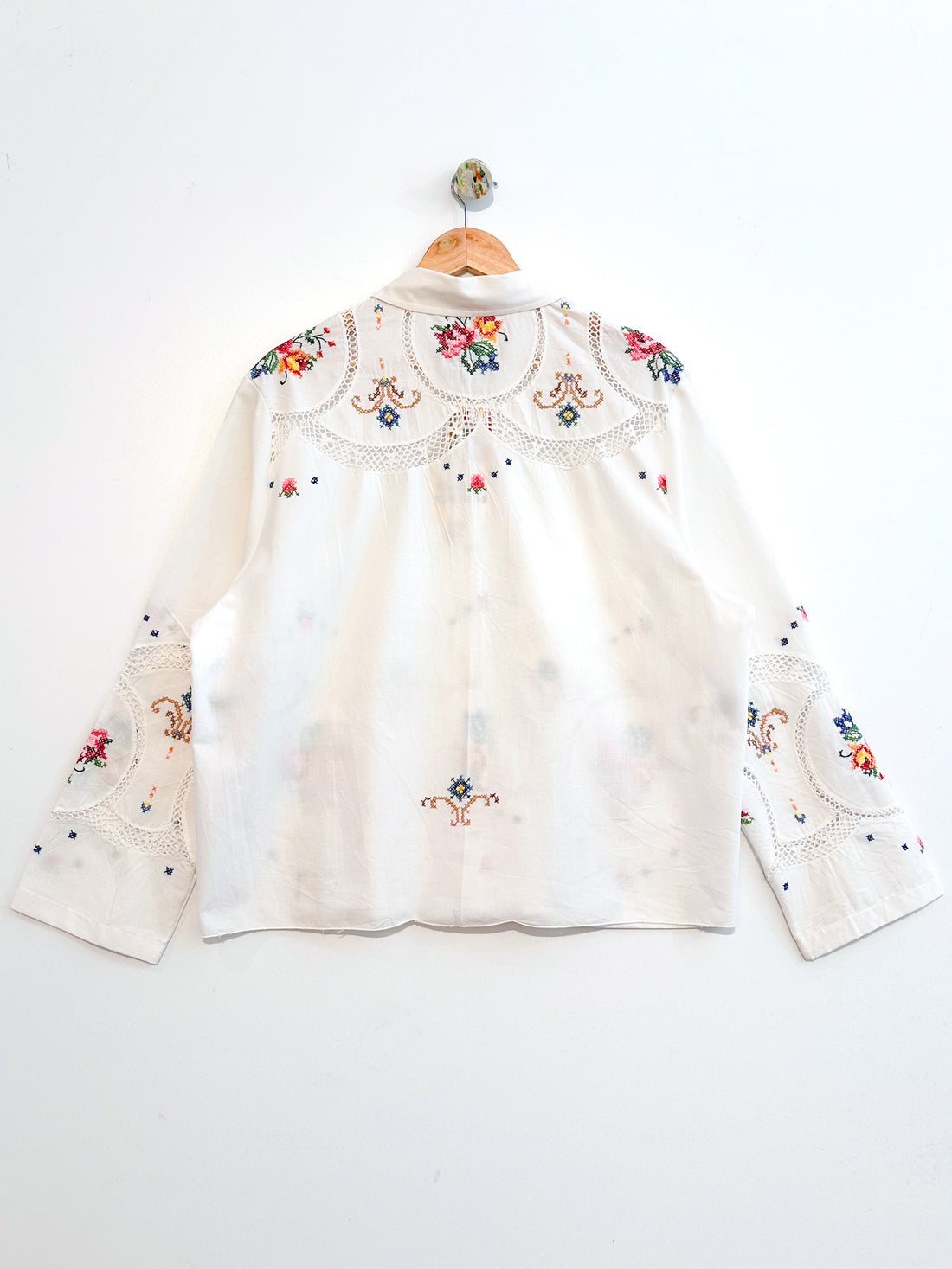 Marley embroidered linen shirt