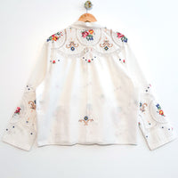 Marley embroidered linen shirt