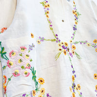 Marley embroidered linen shirt