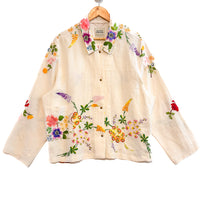 Marley embroidered linen shirt