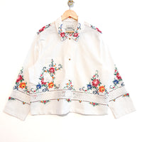 Marley embroidered linen shirt