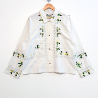 Marley embroidered linen shirt