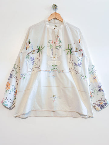 Margo Hand Embroidered Painters Shirt