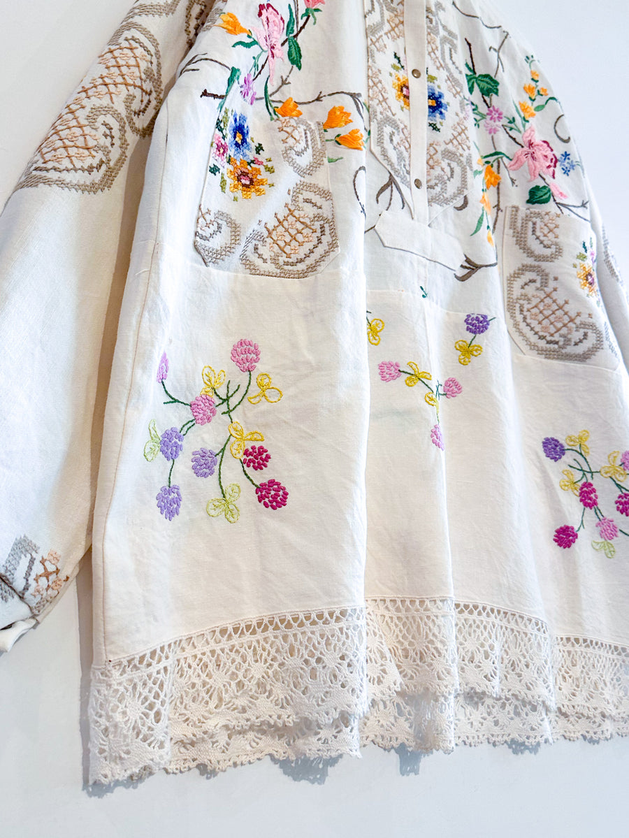 Margo Hand Embroidered Painters Shirt