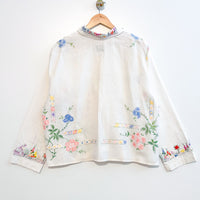 Marley embroidered linen shirt